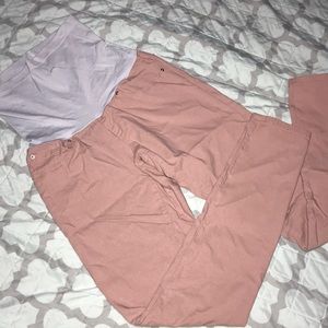 Light Pink Maternity Pants